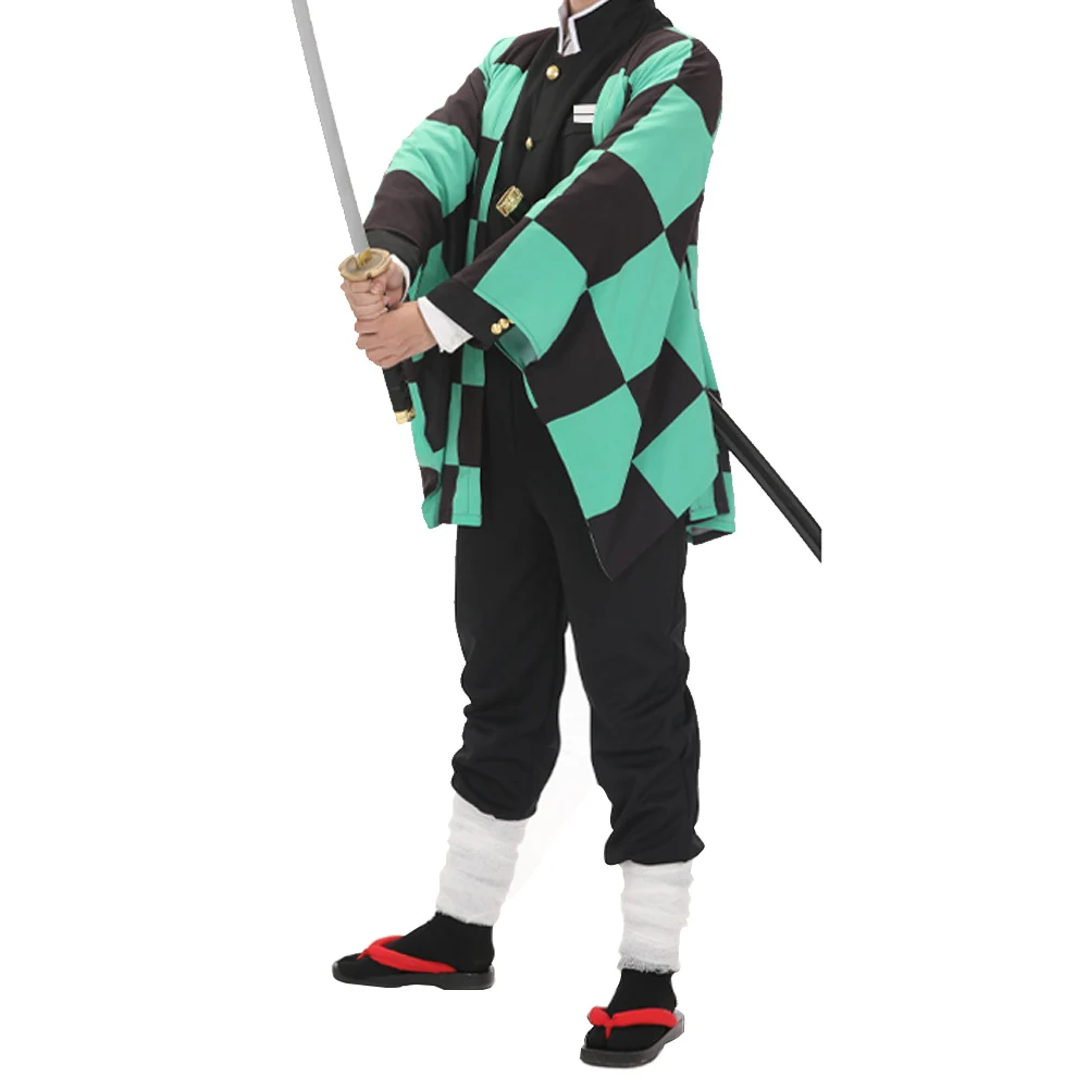 Demon Slayer Kimetsu no Yaiba Косплей Kamado Tanjirou Agatsuma Zenitsu Haori куртка японское кимоно плащ свободного размера