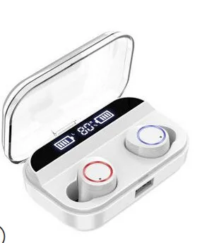 X11 White X6 pro/T9/X11 4000 мАч Bluetooth 5,0 гарнитура спортивные наушники бас истинные беспроводные стерео наушники IPX7 Hands-Free светодиодный мини-наушники - Цвет: X11 White