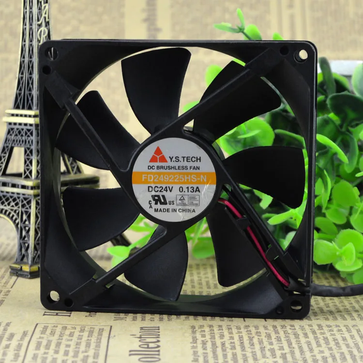 FD249225HS-N 24V 0.13A 9 см 9025 защиты электродвигателя Вентилятор охлаждения