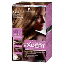 Крем-краска «Omega Plex» Color Expert, 6.05 Бежевый светло-каштановый