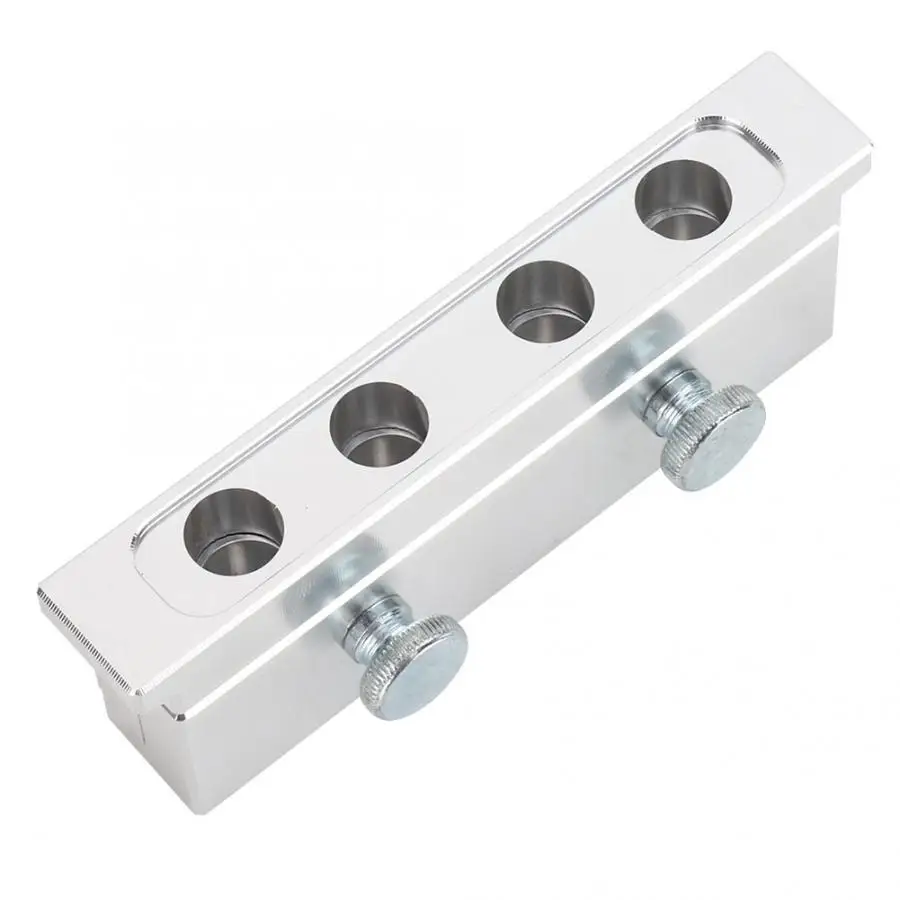 1 Set Aluminium Alloy 12.1mm 4 Holes Lipbalm DIY Lipstick Maker Mold Dual Use Classical Style Lip Balm Fill Mould Maker Tool