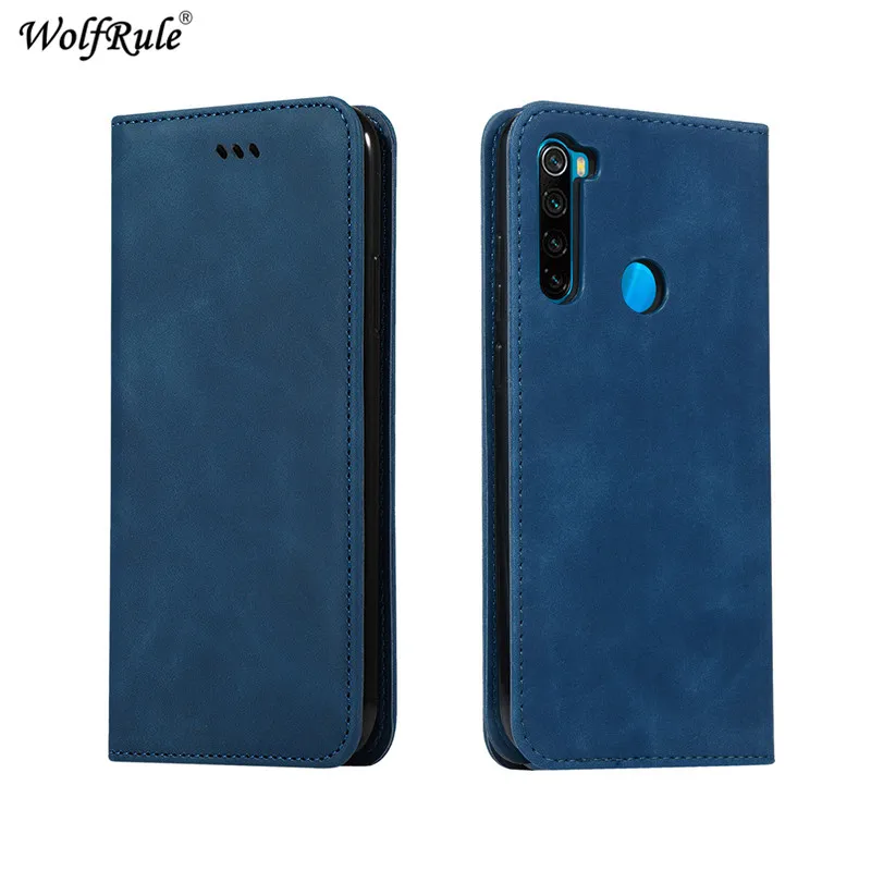 Магнитный поглощающий кожаный чехол-книжка для Xiaomi Redmi Note 8, чехол-кошелек, держатель для карт, подставка, чехол-книжка для Xiaomi Redmi Note 8