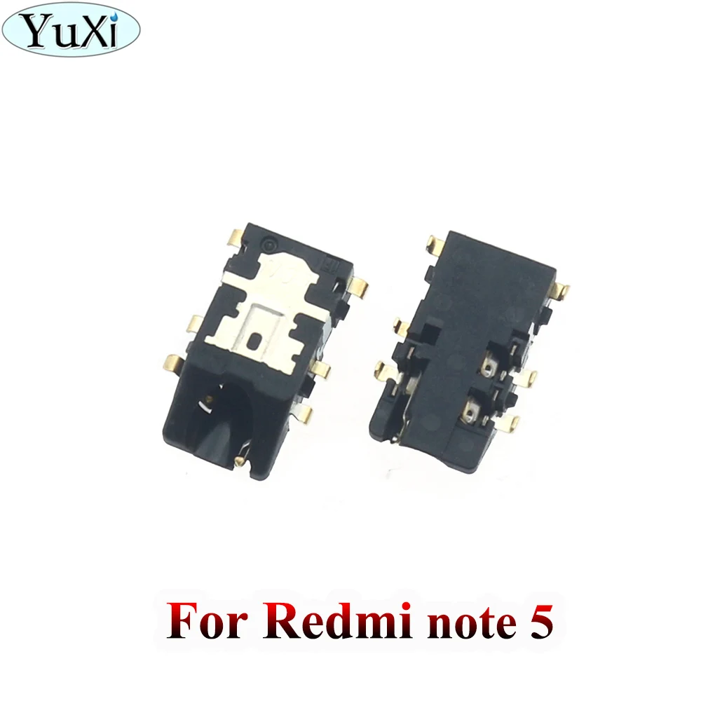 YuXi разъем для наушников, головной гарнитуры аудио flex для Xiaomi Redmi 2 2A 2S 3 3S 3X1 1S 4 4X 4A чехлы для айфонов 5 5 Plus Note 2 3 4 5 5A рro рrime - Цвет: For Redmi note 5