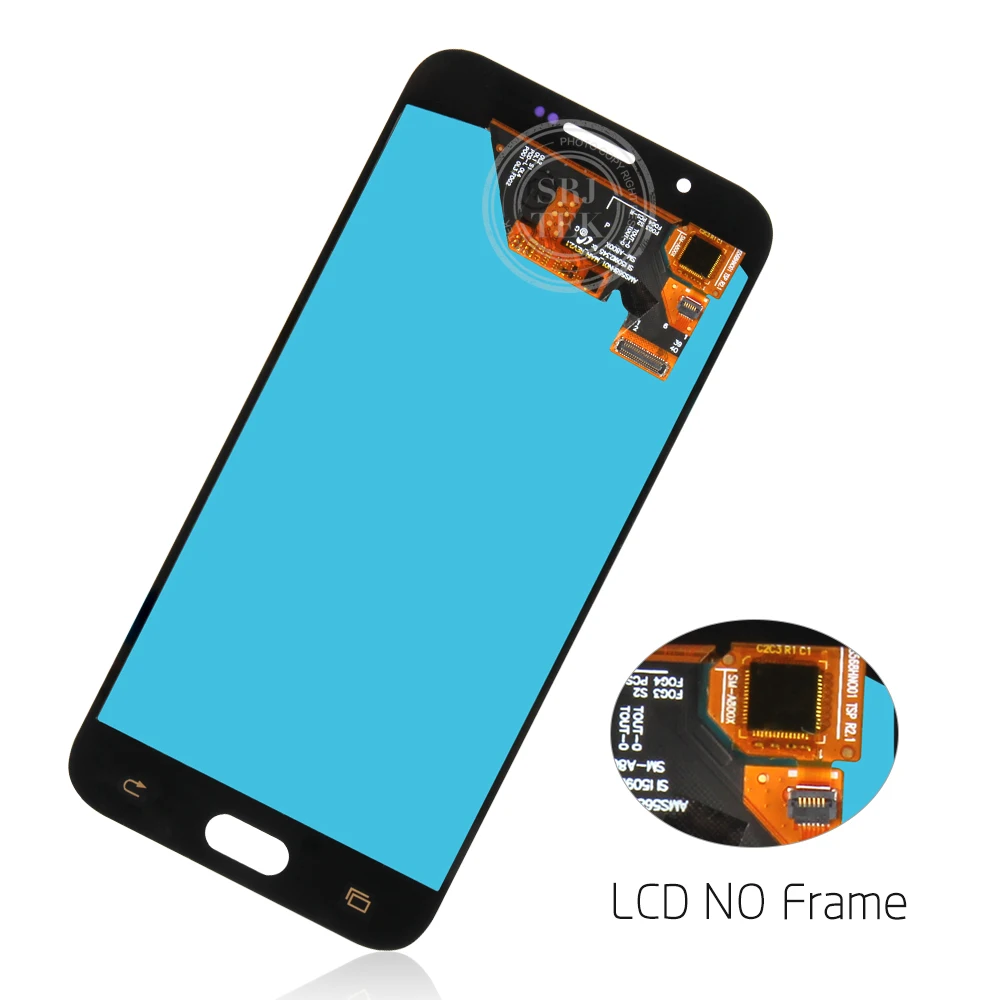 TFT/OLED экран совместимый для samsung A8 A8000 A800 A800F ЖК-дисплей кодирующий преобразователь сенсорного экрана в сборе запасные части