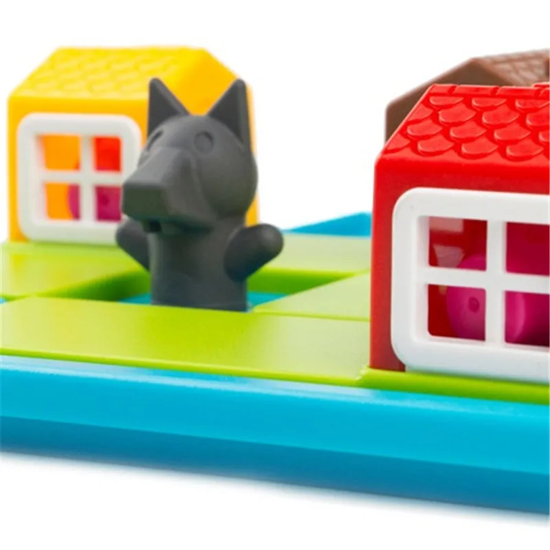 Детский игровой домик настольная игра три маленькие свиньи вызов решение игра IQ Детские обучающие игрушки