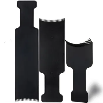 

1Pc Black Professional Plastic Salon Hair Coloring Dyeing Board Plate For Barber Hairdresser Design Styling Tools Accessories