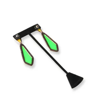 

Counter Velvet Earring Stand Home Exhibition Organizer Holder T Shape Showcase Hanging Jewelry Display Storage Ornament Stud