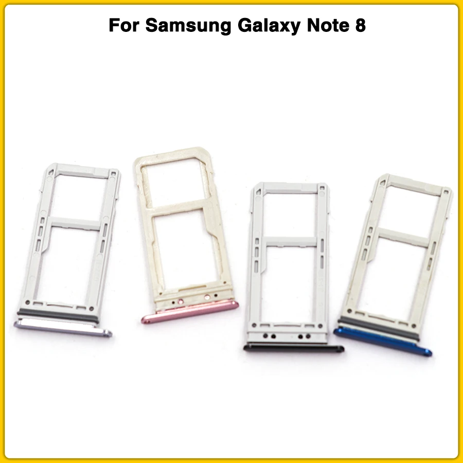 Одиночный и двойной лоток для sim-карт note8 для samsung Galaxy Note 8, устройство для чтения sim-карт, держатель для sim-карты, слот для sim-карты, запасные части