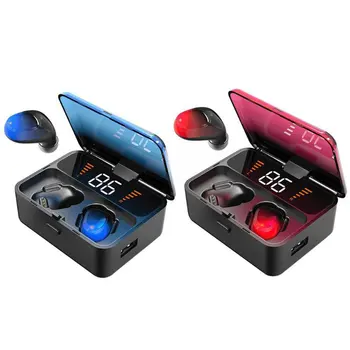 

Bluetooth Earphone V5.0 Touch Wireless Earbuds Hifi Stereo Sport Waterproof Headset Handsfree LED Power Display Sports Headphone