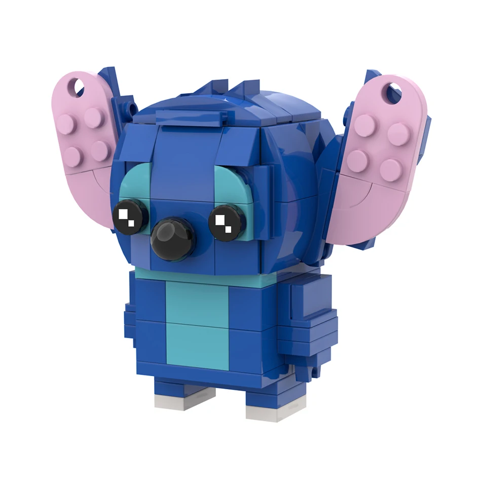 Новое поступление DIY MOC Милая мультяшная пластиковая игрушка для строительства голубая стежка с аукциона фигурки brickheadz для детей игрушки подарки