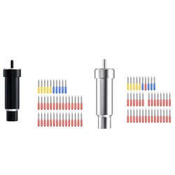 Kit de lames HOT Cut avec boîtier de lame, remplacement de pointe profonde 30/45/60 degrés pour Cricut Explore 