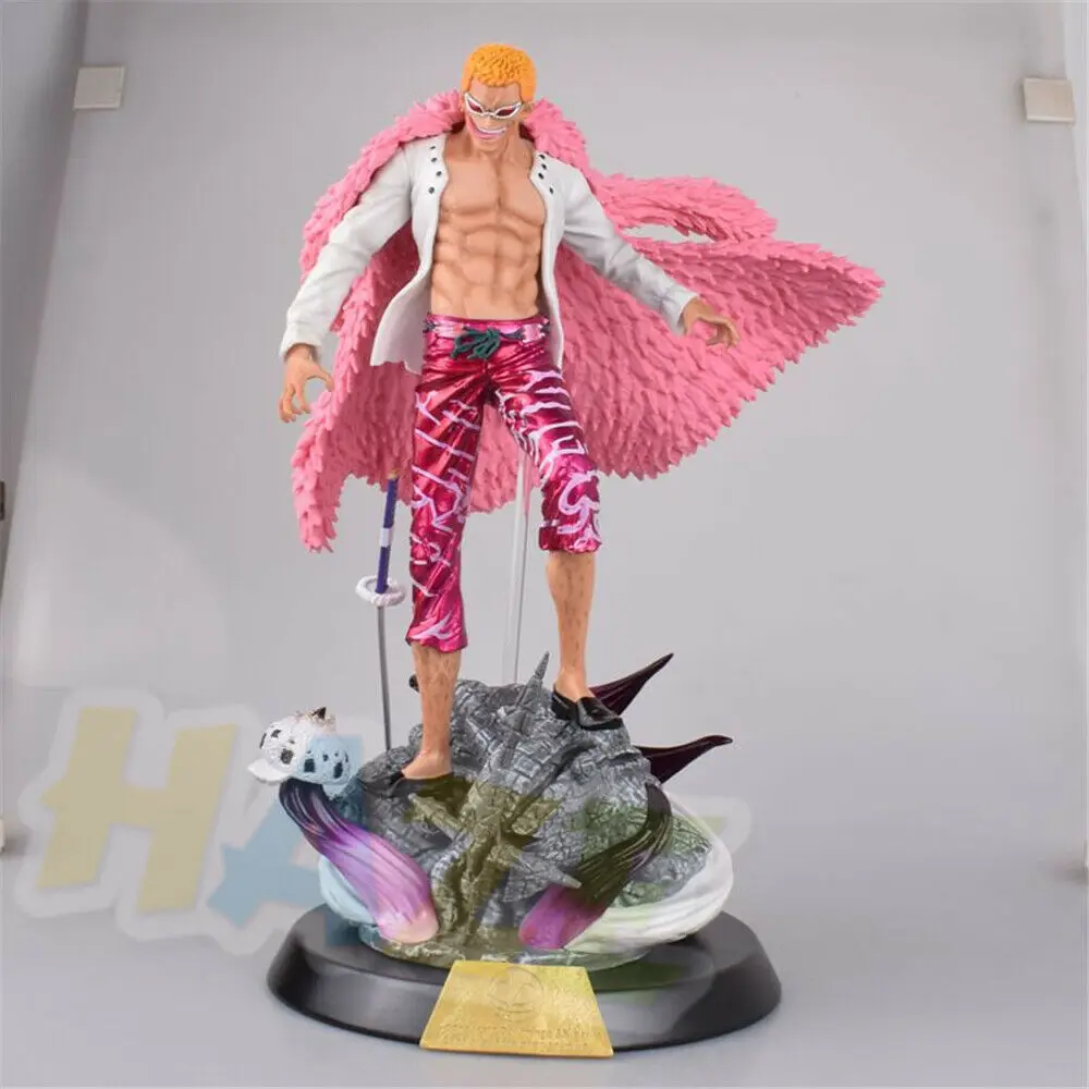One piece Donquixote Doflamingo статуя ПВХ Фигурки Модель игрушки коллекция аниме Фигурки игрушки куклы 37 см в коробке подарки