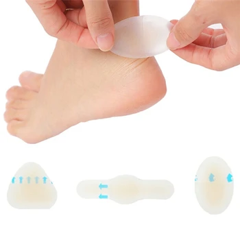 

2Pcs Hydrocolloid Blister Plaster Adhesive Hydrocolloid Gel Blister Plaster Anti-wearing Heel Sticker Pedicure Patch Foot Care