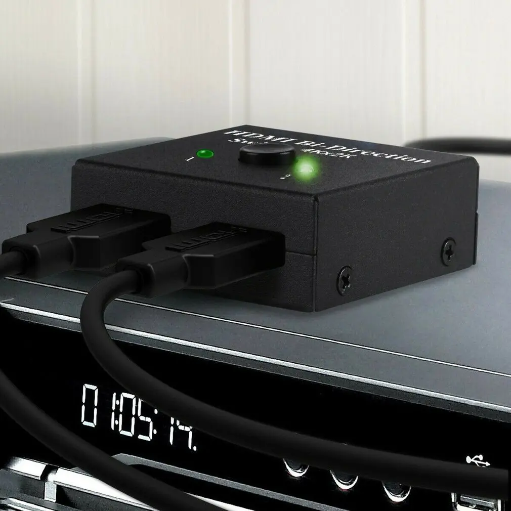 1x2 в выход UHD 4K Би направление HDMI 2,0 сплиттер концентратор HDCP 3D HDMI сплиттер с Full Ultra HD