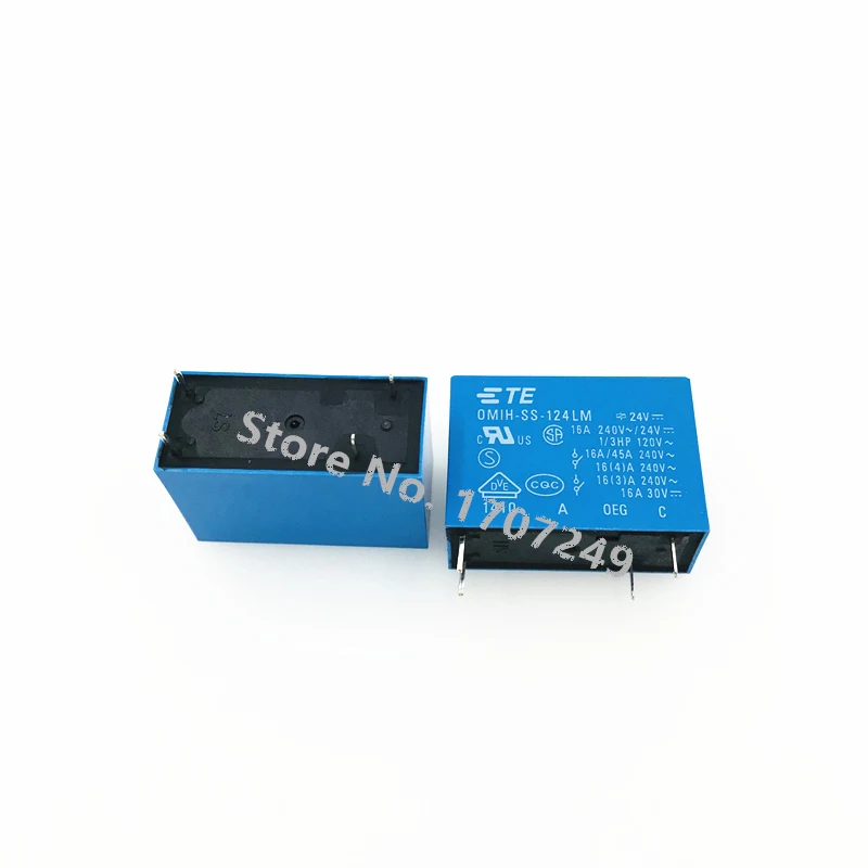 10 шт. TE OEG РЕЛЕ OMIH-SS-112LM 12VDC OMIH-SS-124LM 24VDC группа нормально открытый 4Pin 16A 240VAC