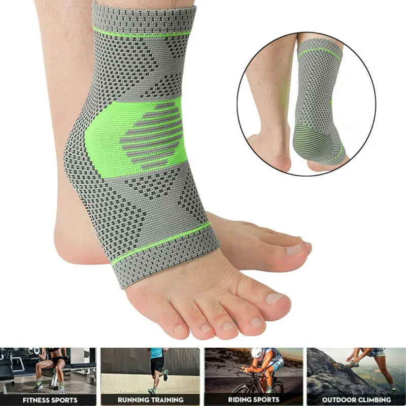 Новинка, унисекс, эластичные поддерживающие лодыжки рукава, фиксатор, защита для ног, для спорта, бега, травм, велоспорта, альпинизма, спортивные носки, подарок