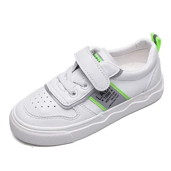 

New Children White Shoes Boys Trainers Comfortable Girls Shoes Spring Casual Sports Shoes Hook Loop Kids Sneakers Tenis Infantil