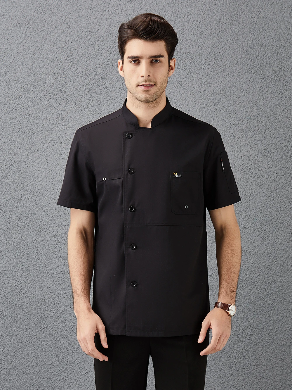 New Chef Clothes Uniform Restaurant Kitchen Cooking Chef Coat Waiter Work Jackets Professional Uniform Overalls Outfit