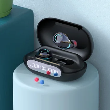 

G10 Bluetooth 5.1 HiFi IPX7 Waterproof Smart Earphone Touch Control Wireless HeadphonsEarbuds Headset with LED Display