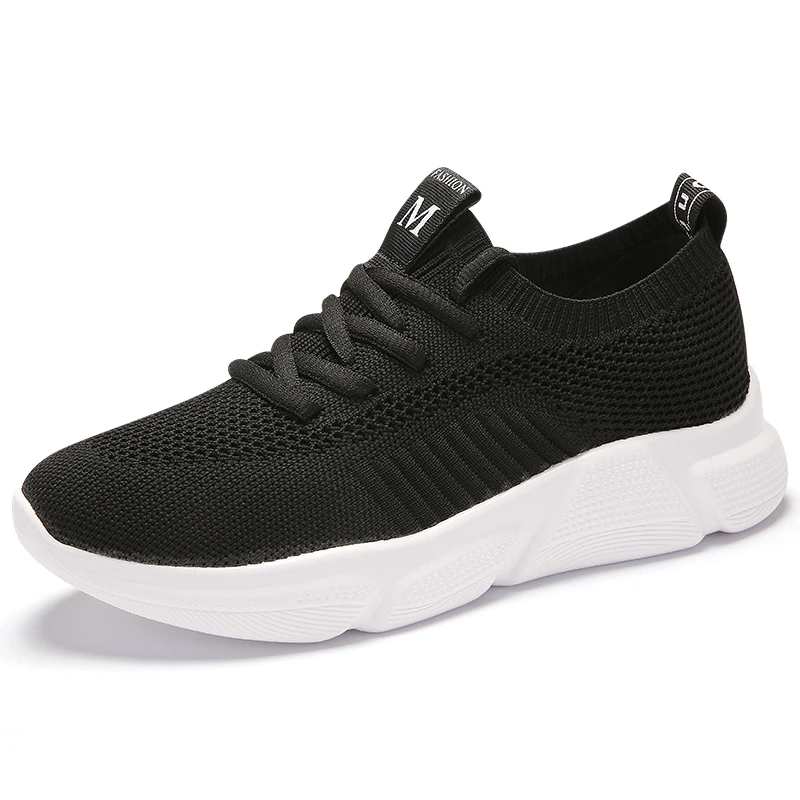 Новинка года; tenis feminino; женская спортивная обувь с высоким берцем; женская обувь для тенниса; женские устойчивые спортивные кроссовки для фитнеса; кроссовки - Цвет: Черный