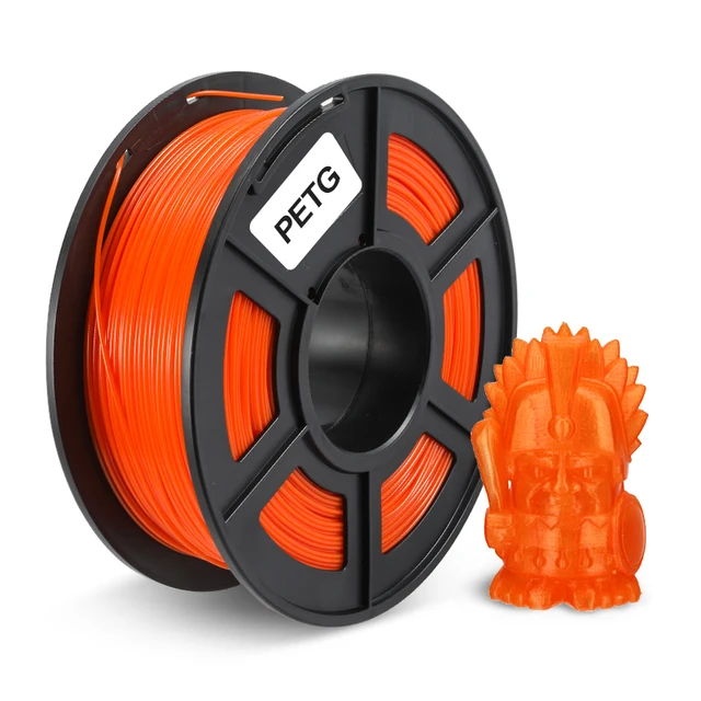 PETG 1.75 mm Filament PETG PLA PLUS SILK ABS 3D Printer Filament 3D Printing Materials Good Toughness PETG-Orange