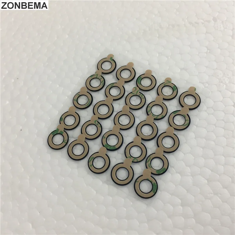 For iPhone XR ZONBEMA 10 шт. для iPhone 6 6S 7 8 11 Pro Plus X XR XS Max задняя камера стекло объектив с наклейкой клей запасные части - Цвет: For iPhone XR