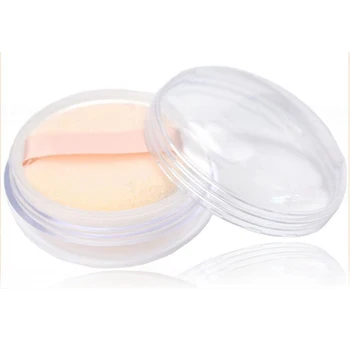 

Storage Empty Makeup Plastic Container Loose Powder Box With Puff Sifter Cosmetic Eyeshadow Double Layers Transparent Holes
