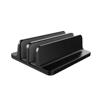 

Double Storage Vertical Notebook Book Computer Aluminum Alloy Bracket Base Desktop Dual Card Position Cooling Storage Bracket