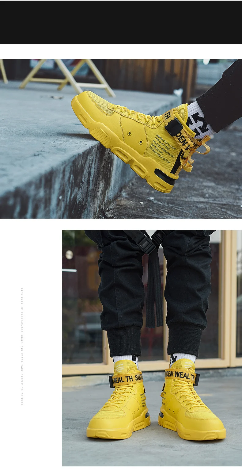 COOLVFATBO/Мужская Вулканизированная обувь; кроссовки для мужчин; классическая обувь на шнуровке; Высокий стиль; сезон весна-осень; повседневная мужская обувь на плоской подошве