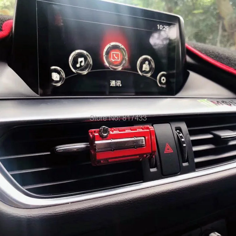 JDM 4 цвета металлический DC2 B18C EK9 B16B VTEC автомобильный цилиндр капота клапана крышка освежитель воздуха Духи клип