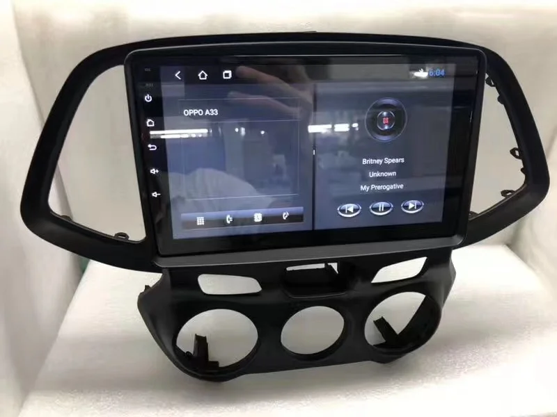 " Автомобильная магнитола на андроид Радио Аудио мультимедиа DVD gps навигационное головное устройство Sat Nav для hyundai Santro Atos