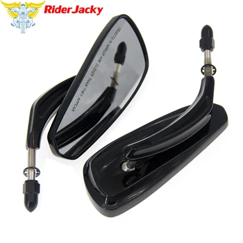 

8mm Motorcycle Rear view Mirrors Rearview Side Mirror For Harley Sportster Softail Road King Glide XL1200C N FLSTFB