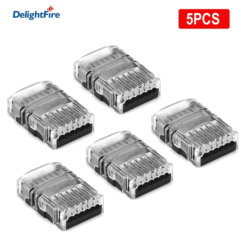 Led-Strip-Connector 5050 for RGBW Rgbww-2835 3528 Light 5pcs 2/3/4/5pin