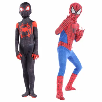 

Child Movie Fantasy Superhero Spider Boy Anime Orgy Halloween Cosplay Costume Birthday Party Tights Dance Show New 4-12Y
