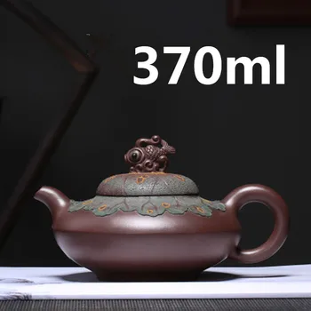 

Teapot Ceramic Teteras Chinese Yixing Clay Tea Pot Gongfu Set Zisha 370ml New Arrived High Quality With Gift Box Safe Packaging