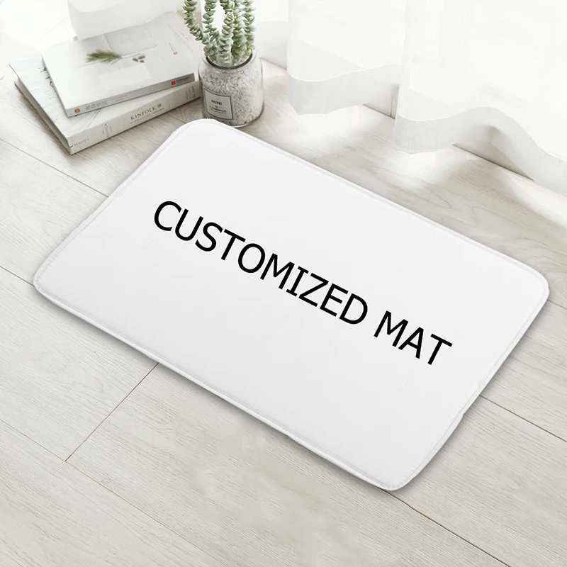 Bathroom Mat Printed Bathroom Kitchen Carpets Doormats Floor Mat for Living Room Anti-Slip Tapete 40-60/50-80/45-120