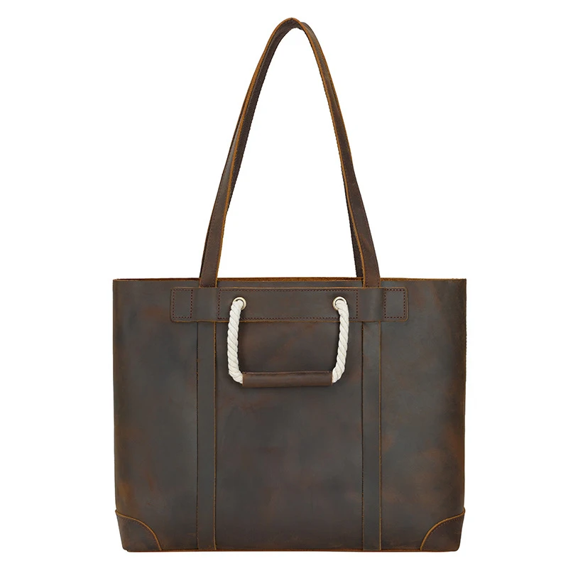 Woosir Sac à main vintage en cuir pour femme