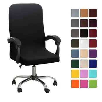 

Elastic Office Lift Computer Chair Cover Modern Anti-dirty Rotating Chair Seat Case Removable Thickened With Armrest Covers