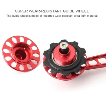 

Folding Bike Chain Guide Tensioner Rear Derailleur Single-Disc 2 3 6 Speed Chainring Stabilizer Bike Accessories