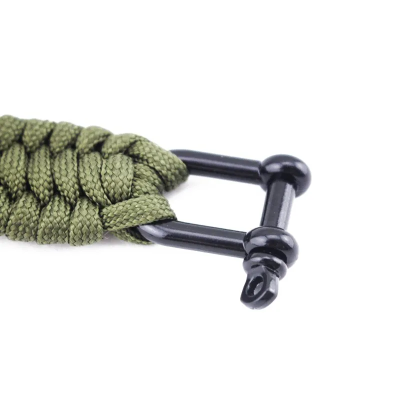 Acampamento ao ar livre caminhadas sobrevivência de emergente pulseras resgate guarda-chuva corda ao ar livre pulseira