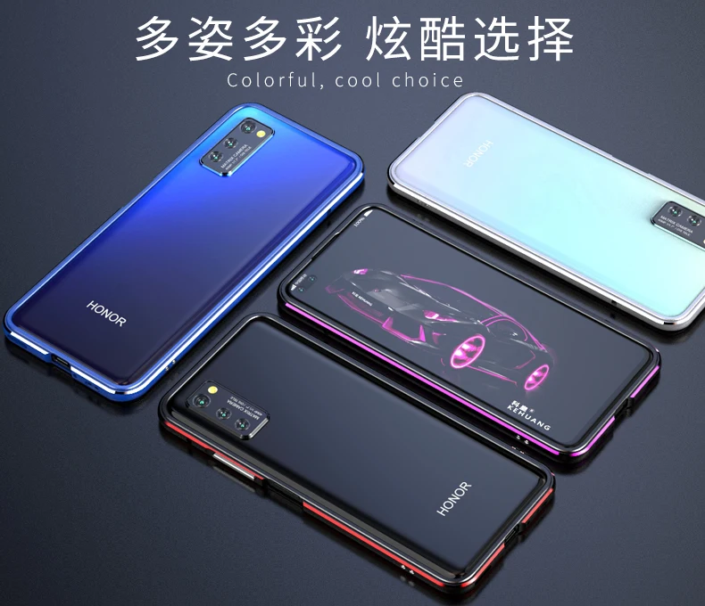 Для huawei Honor V30 чехол роскошный алюминиевый бампер защитный чехол для Honor V30 pro Чехол металлический каркас мужской чехол для телефона s
