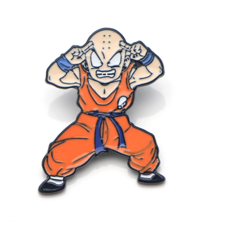 DMLSKY аниме Dragon Ball Z мультфильм Металлические Булавки эмалированные Броши для женщин и мужчин Нагрудный значок для рюкзака джинсовая булавка Воротник Подарок M4092