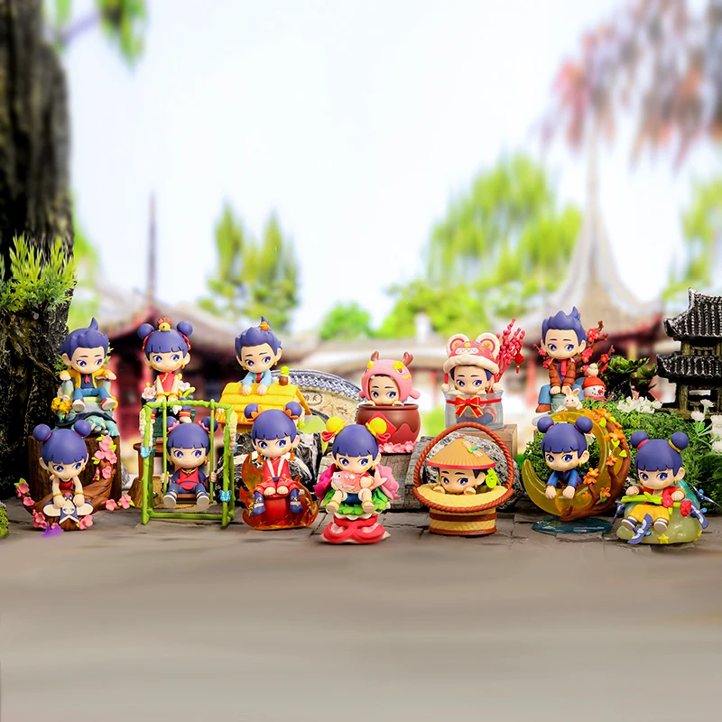 POP MART FENZ Seasonal Flowers Series Blind Box Collectible Doll Cute Kawaii Birthday Gift Kids Toy story toys figures
