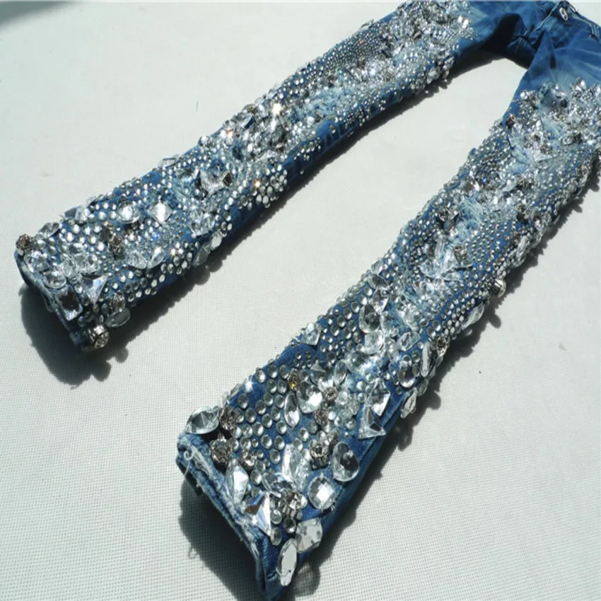 2020 spring autumn fashion Rhinestones Diamond skinny Women Denim Jeans Skinny Slim Stretch Pencil jeans 2020 spring autumn fashion Rhinestones Diamond skinny Women Denim Jeans Skinny Slim Stretch Pencil jeans