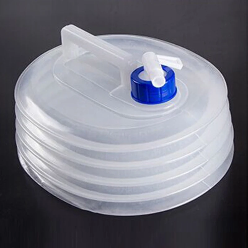 Складное ведро кемпинг на открытом воздухе чайник PE бутылка для воды автомобиль термоусадочная портативный складной