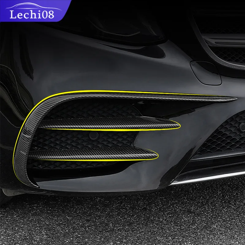 Для- Mercedes E W213 amg Mercedes benz E W213 E43 E63 передний противотуманный светильник аксессуары для отделки бровей