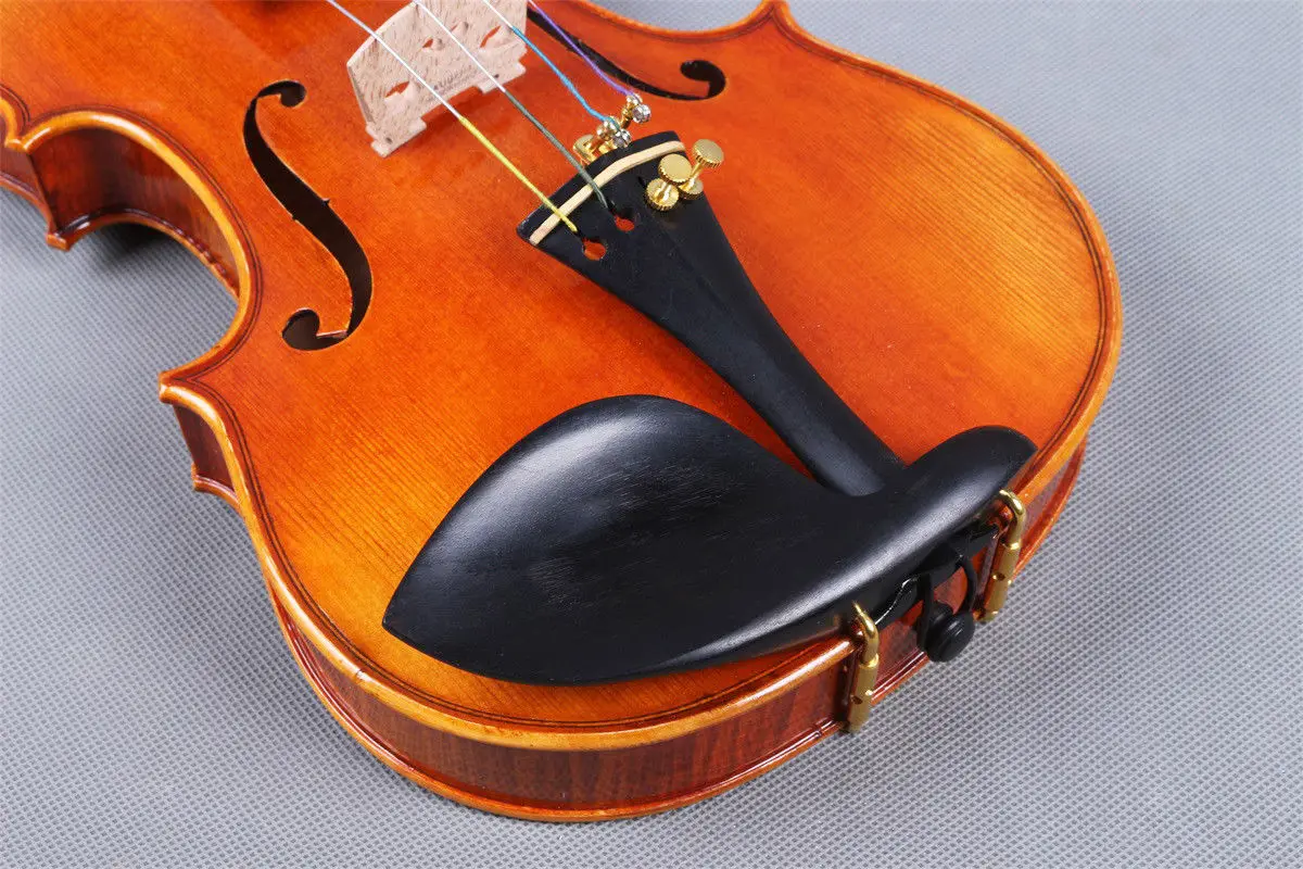 Мастер скрипки 4/4 тигровый клен ручной работы Stradivari Скрипка чехол Лук#424