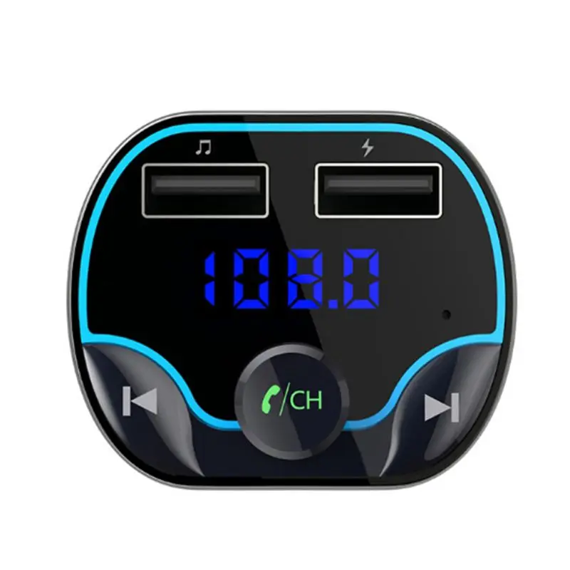 Популярный беспроводной автомобильный Bluetooth fm-передатчик MP3 радио адаптер автомобильное быстрое USB зарядное устройство YHQ