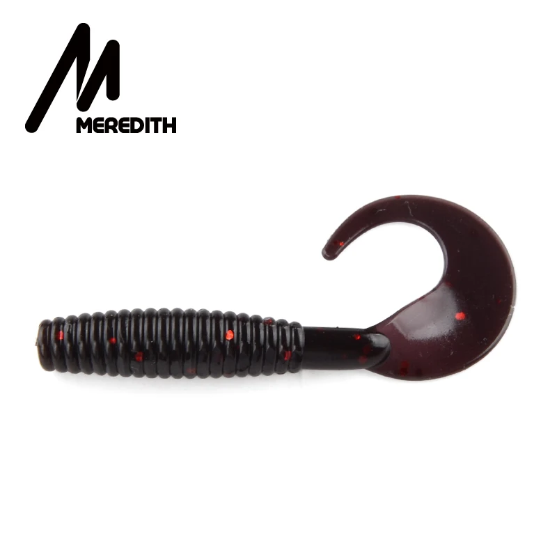 M MEREDITH 20 шт./лот Мягкая приманка для рыбалки 50 мм 1,26 г Grub искусственные мягкие приманки Хищник снасти мягкие рыболовные черви воблеры - Цвет: M