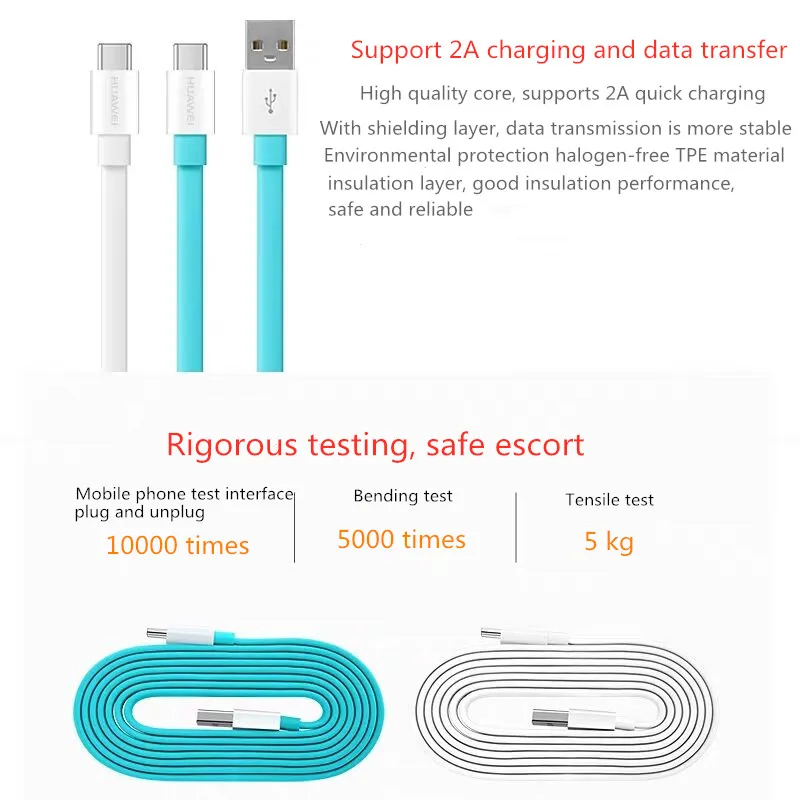 HUAWEI Quick Charge1.5M Micro Кабельный разъем USB зарядное устройство для телефона кабель для передачи данных Поддержка 5 В/9V2A Быстрая зарядка супер